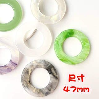 醋酸新品 平安扣吊坠流苏禁歩配件仿玉材质 古风配饰材料配件现货
