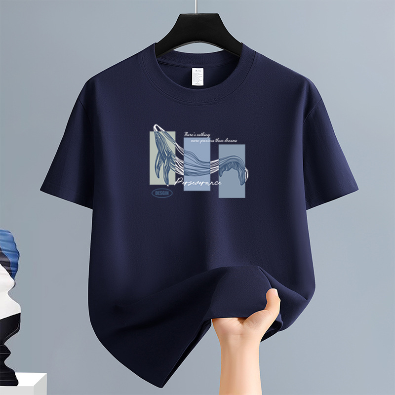 summer comfortable fashionable short sleeve T-shirt with a round…