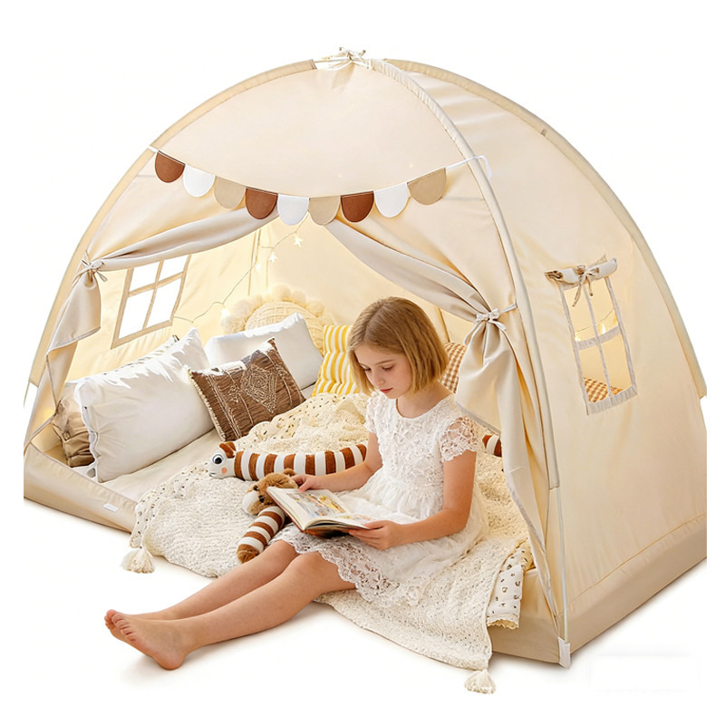 Children's Tent Castle Playhouse Privacy Space Breathable Portable Sleeping House Indoor Sleeping Bed Tent Children's Tent Castle Playhouse Privacy Space Breathable Portable Sleeping House Indoor Sleeping Bed Tent