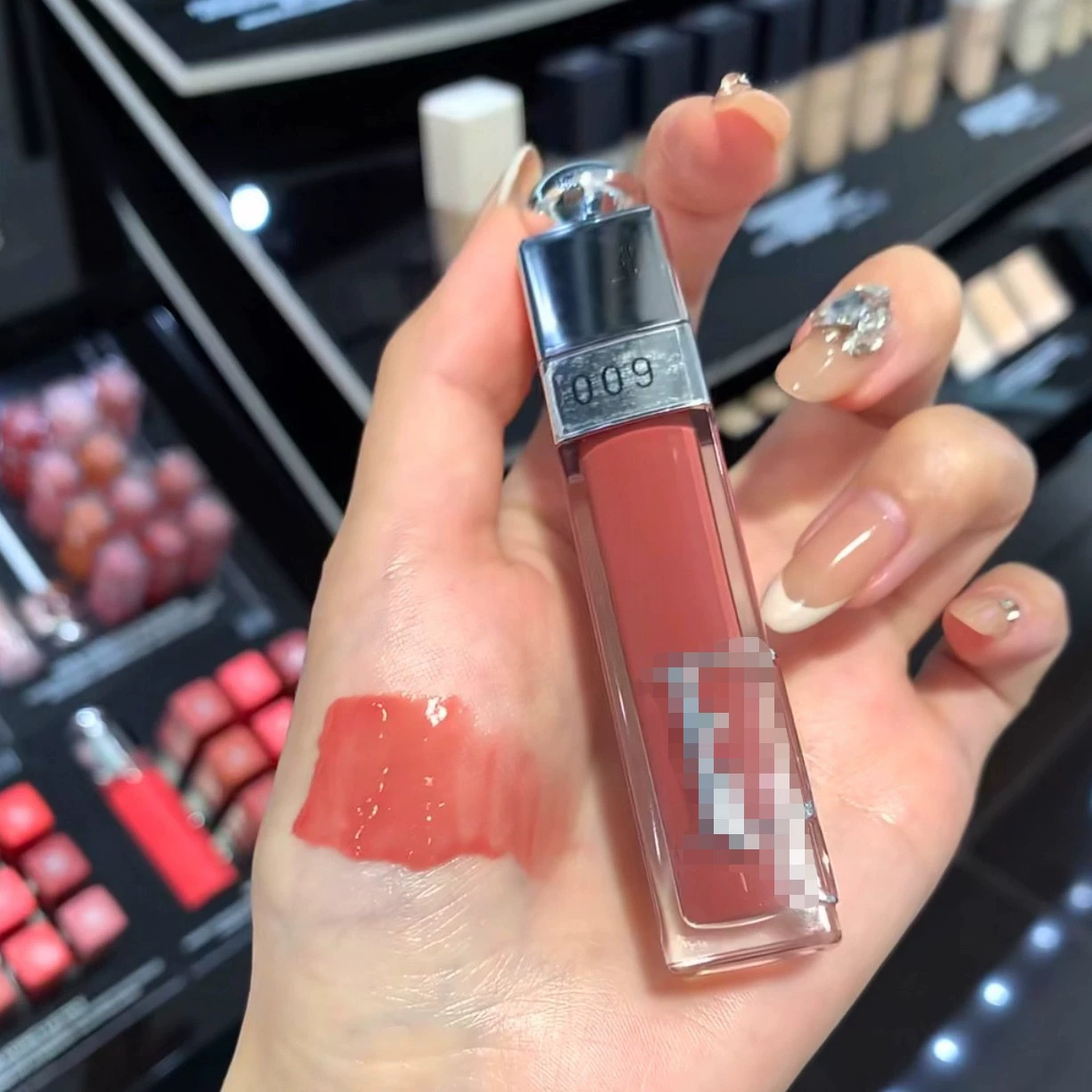 Блеск для губ (dior) оттенки 009/012/018/024, тиснёный глянцевый глейз, 3 мл