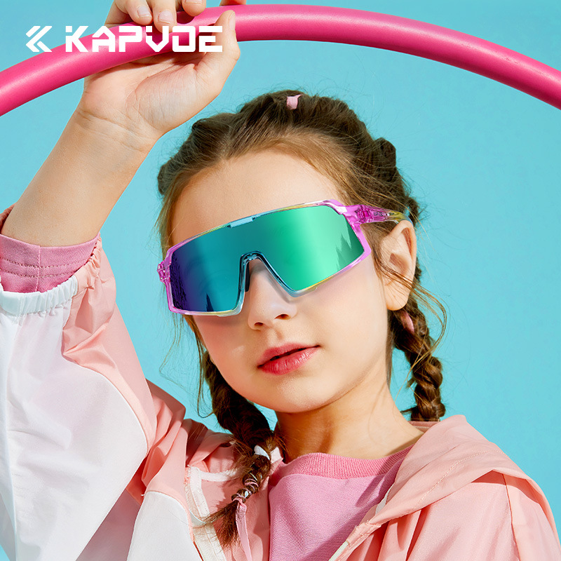 Gafas Deportivas Infantiles TR90 con Protección UV y Anti-viento para Ciclismo