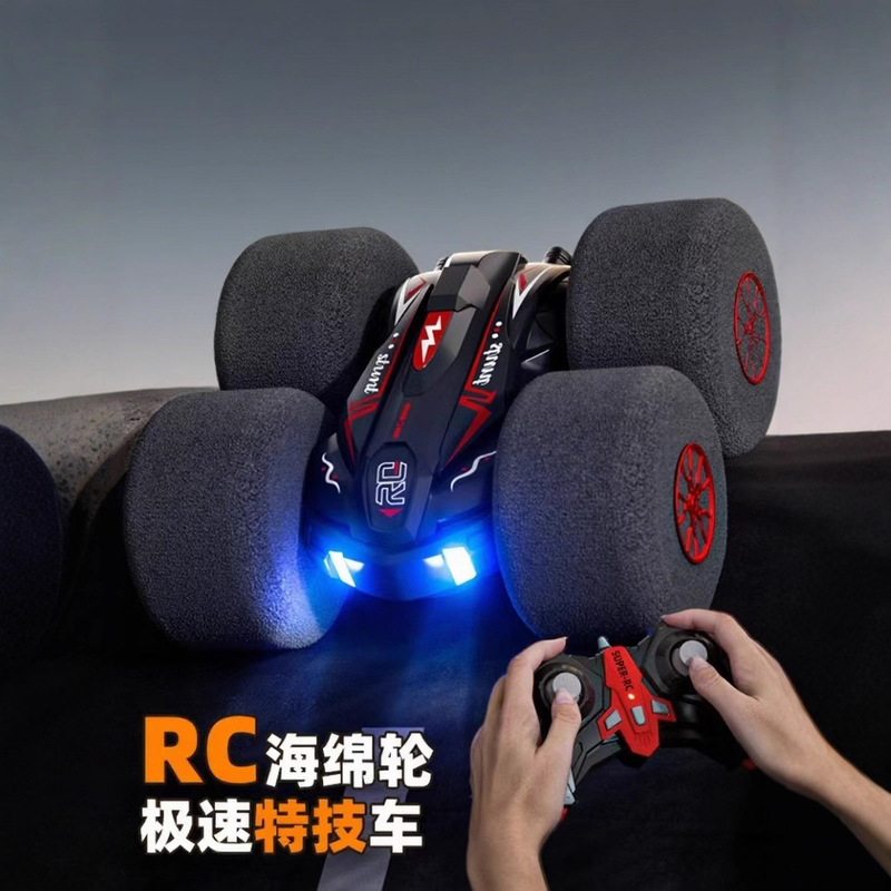 Rc Sponge Wheel Speed Stunt Car Cross-Border Double-Sided 360 ° Rotating and Tumbling Remote Control Car 2.4g with Free Shipping Rc Sponge Wheel Speed Stunt Car Cross-Border Double-Sided 360 ° Rotating and Tumbling Remote Control Car 2.4g with Free Shipping