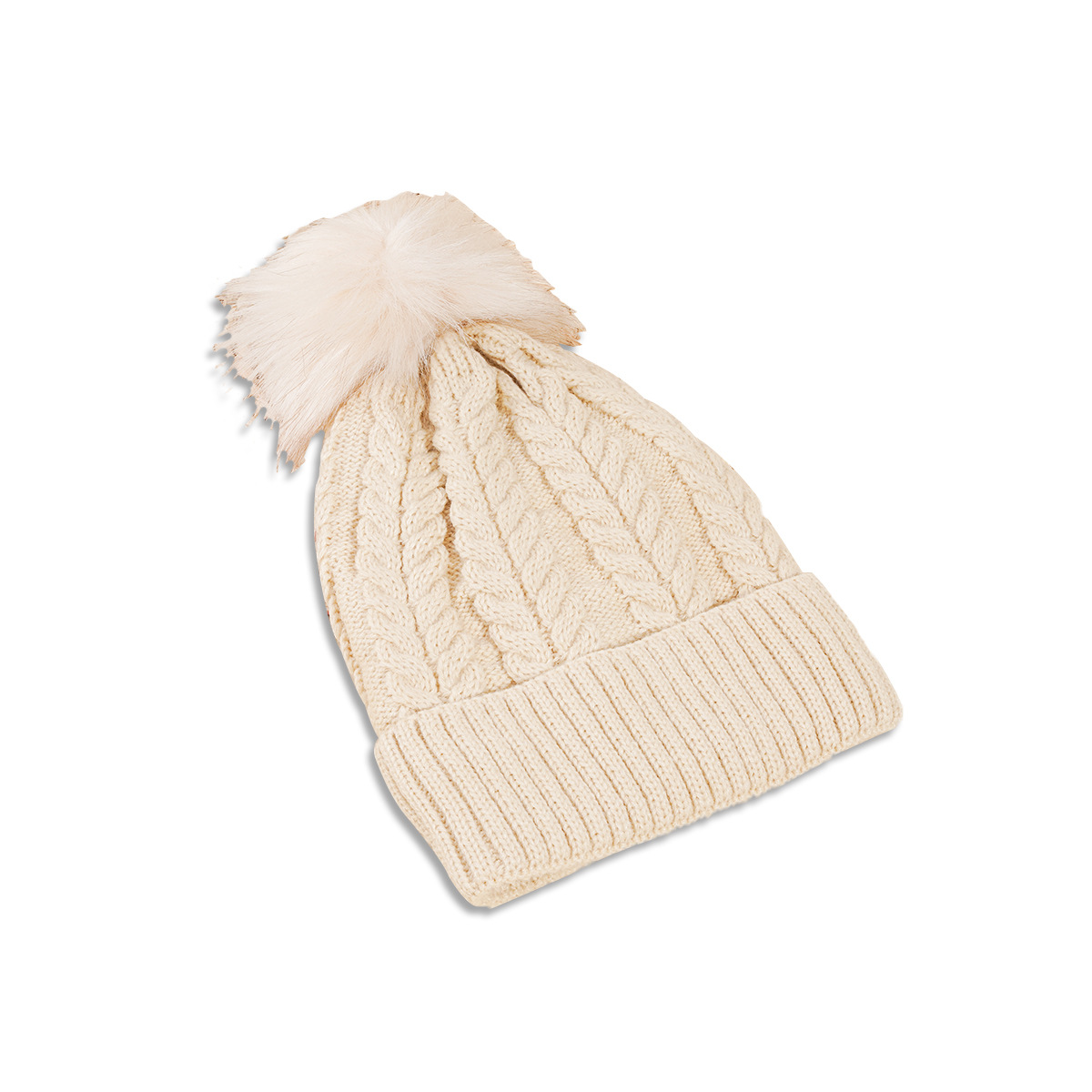 Pink Hat Korean Version Of Pure Color Wild Twist Woolen Hat Warm Fashion Hair Ball Trend Knitted Hat New display picture 1