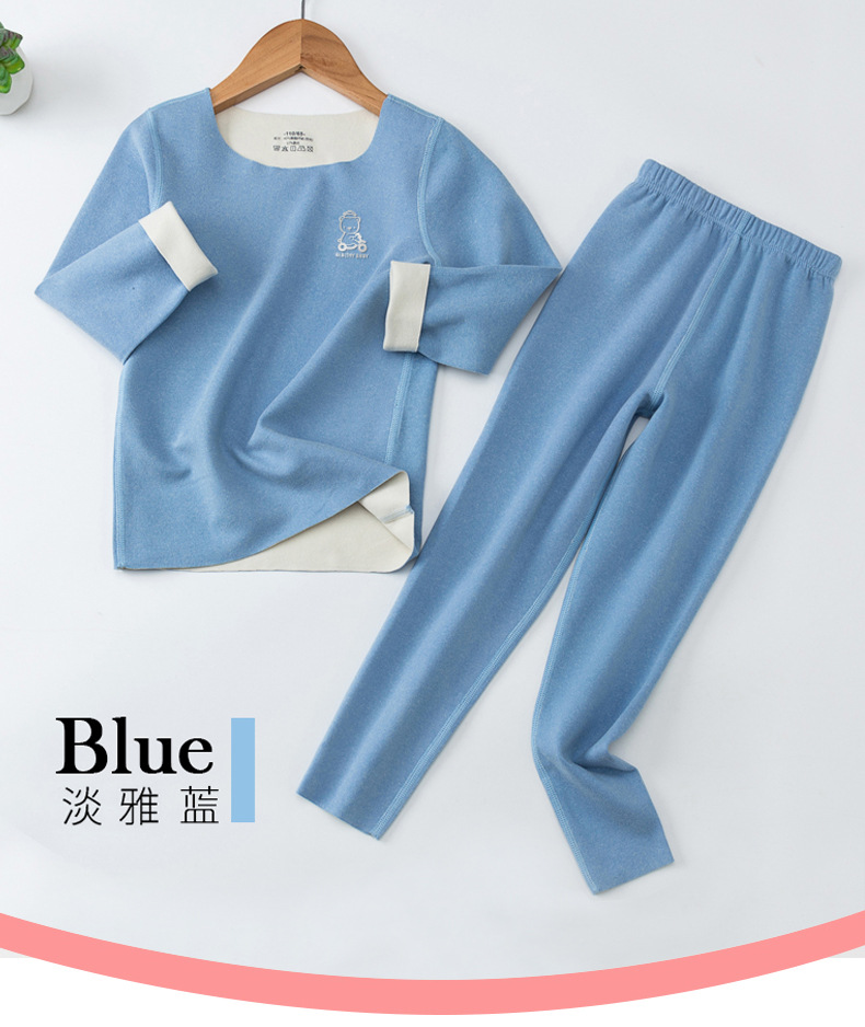 冬款儿童套装淡雅蓝2