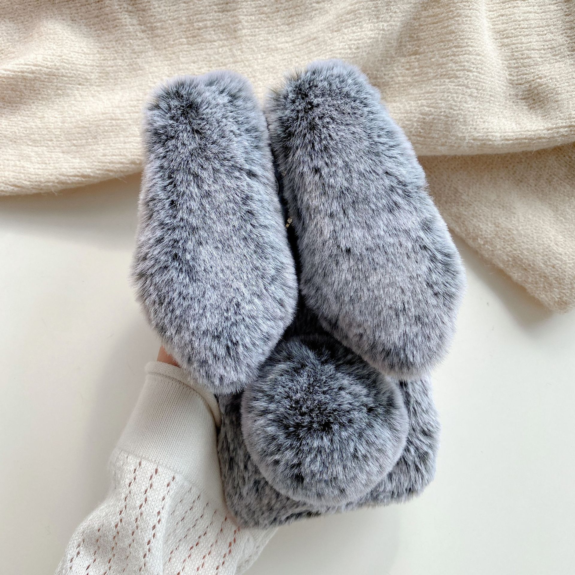 For Huawei P60 Phone Case Glory 90 Magic 6 Plush Drop-Resistant Cute Plush Handmade Phone Case