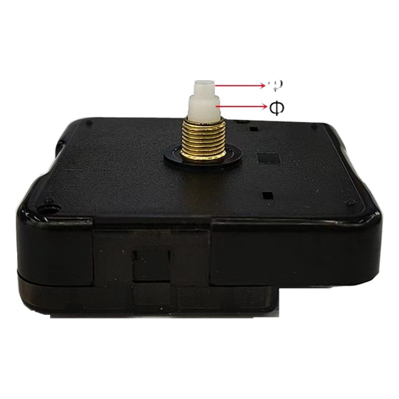 Reloj de pared de cuarzo movimiento mudo reloj de montaje de piezas de reparación de reemplazo con pilas mecanismo de reloj movimiento