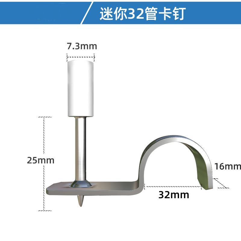 Clavos de caja completa para enviar pistola Mini clavos contra incendios Techo Clavos de disparo integrados Clavos de pistola 20 clavos de pistola