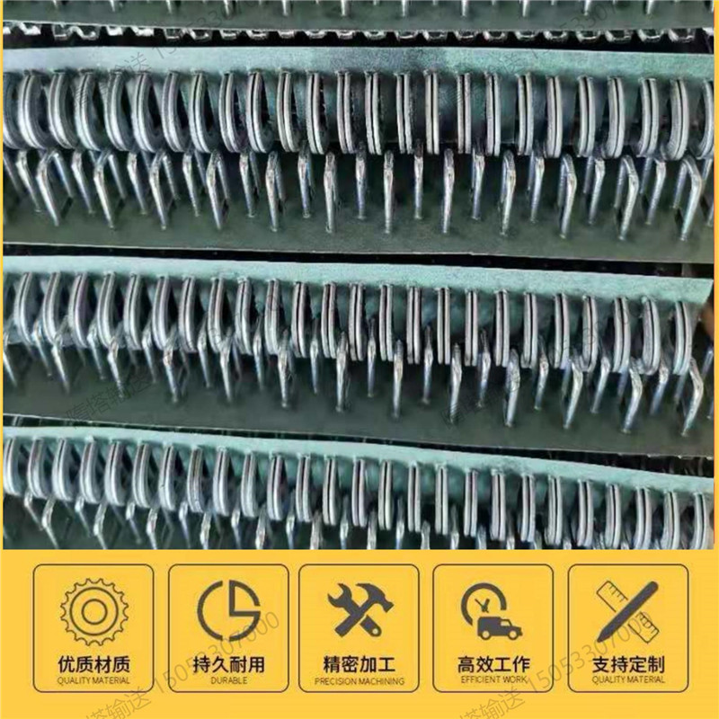 T10错位输送带皮带扣 矿用运输带连接扣V6 四钉 六钉皮带扣