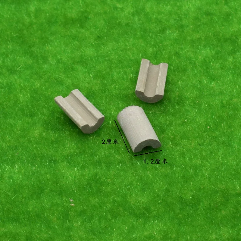 Модель 1:12, маленькие кирпичные строительные блоки, набор для сборки DIY, детский дом, красные кирпичи и обожжённая глина