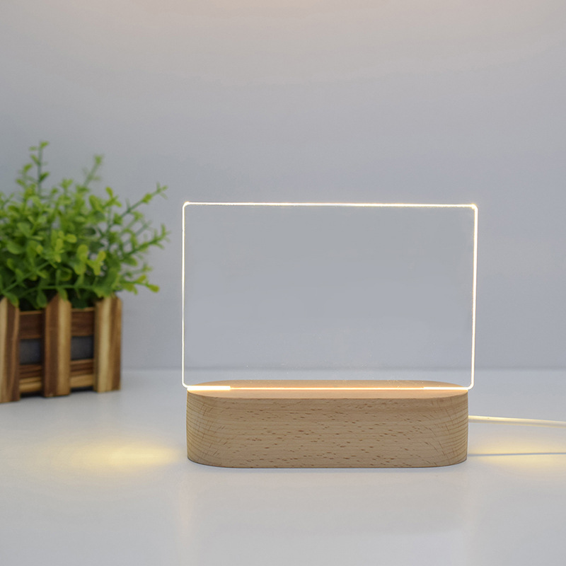 Ventas directas de la fábrica nuevo blogger mismo mensaje creativo luz noche dormitorio lámpara decoración adornos