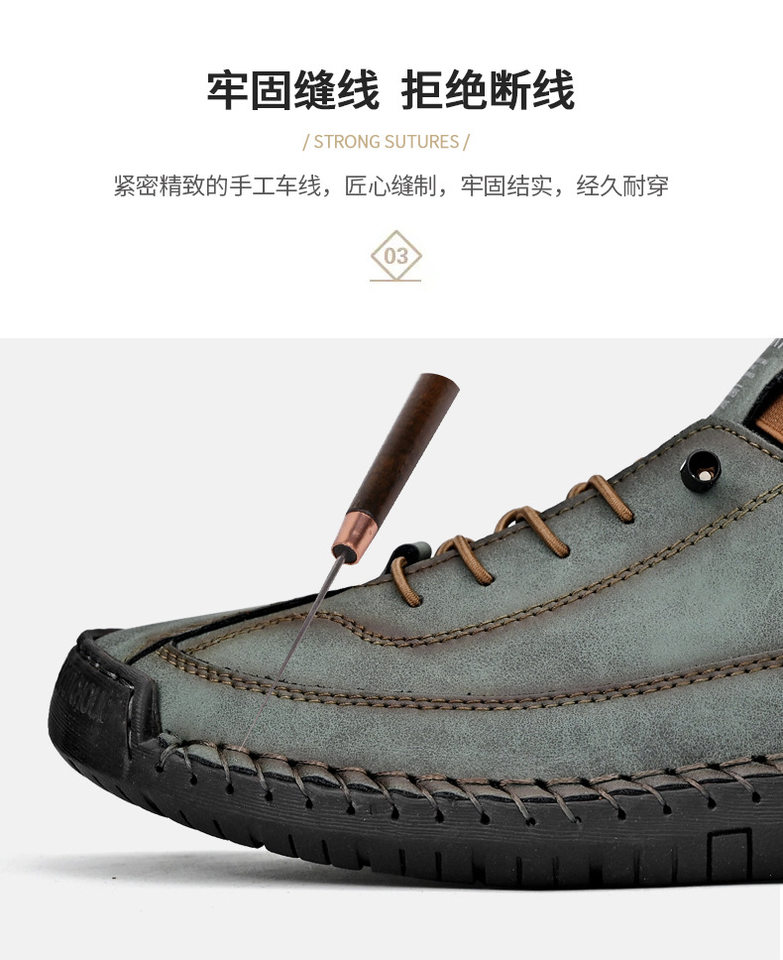Bốt Martin cổ vừa unisex cỡ lớn, giày bốt da sợi nhỏ đế cao su, phong cách Hàn — 9888 Xanh quân đội, 9888 kaki, 9888 màu xanh lam, 9888 màu đen chi tiết 12