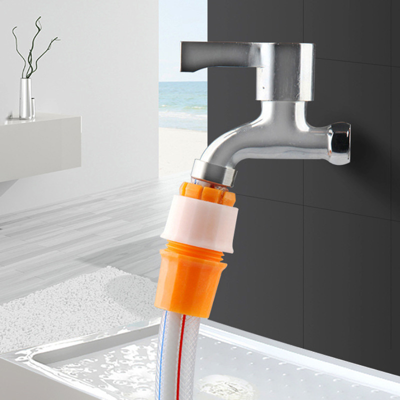 Manguera de conector de grifo para tubería dura tubería de agua de plástico Conexión de conversión de conector rápido acoplamiento accesorios de pistola de agua de lavado de automóviles