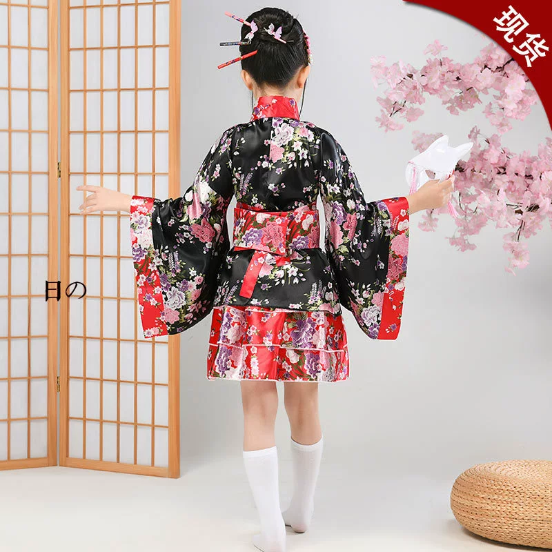 [六一儿童极乐净土cos动漫舞蹈服洛丽塔裙套日本女式正装女童和服]
