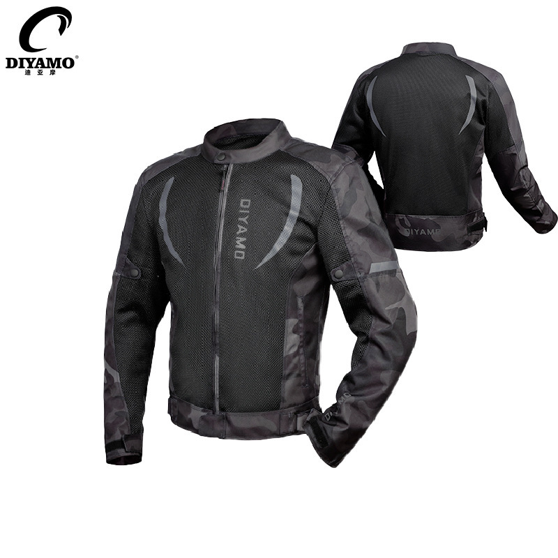 DIYAMO Source Manufacturer Motorcycle Riding Suit Four Seasons Men's Streamlined Anti-fall Breathable Summer Motorcycle Suit