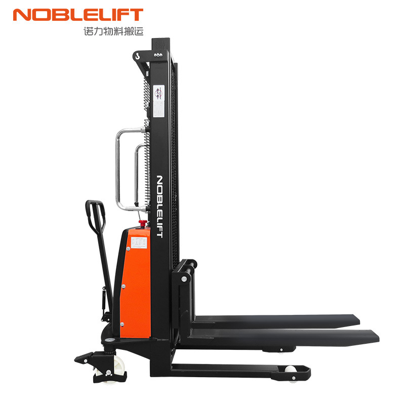 诺力半电动堆高叉车15年新款SPN1025C货架装卸托盘堆垛机1吨2.5米