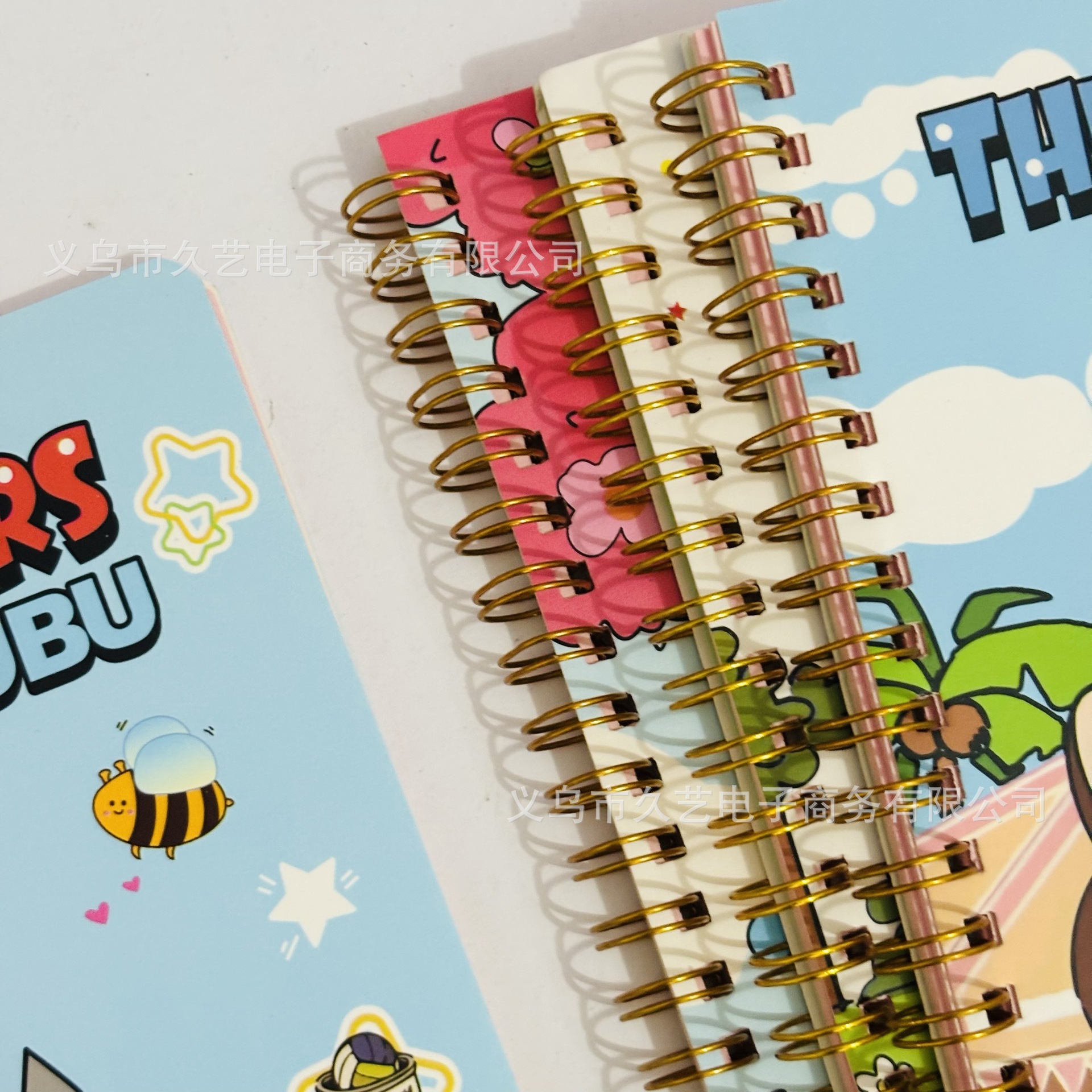 Labubu A5 bobina dibujos animados creativos estudiantes primarios de primavera especial cuaderno de tareas de viento