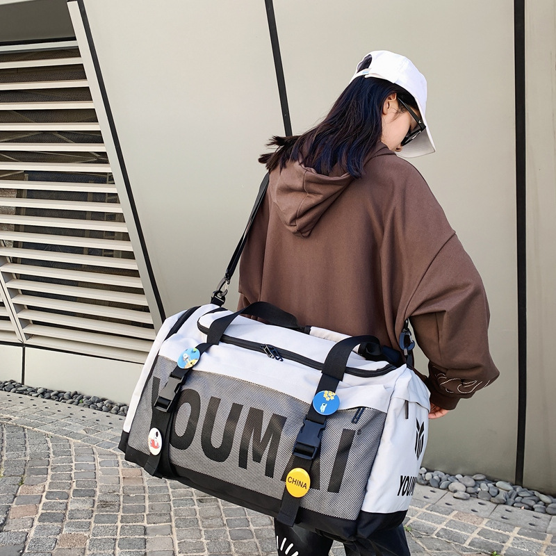 Borsa da viaggio di grande capacità per esercizi di nuoto e nuoto con separazione asciutta e bagnata, zaino multifunzionale da uomo, università_voghion.com