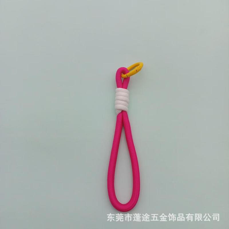 手机挂绳短款防丢绳手工编织百搭多巴胺水杯挂绳钥匙圈饰品挂件|undefined