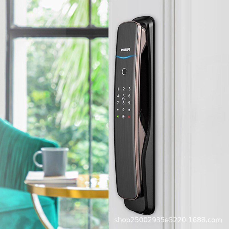 Philips( PHILIPS ) DDL702E Smart Lock Fingerprint lock household Anti-theft locks fully automatic Push pull