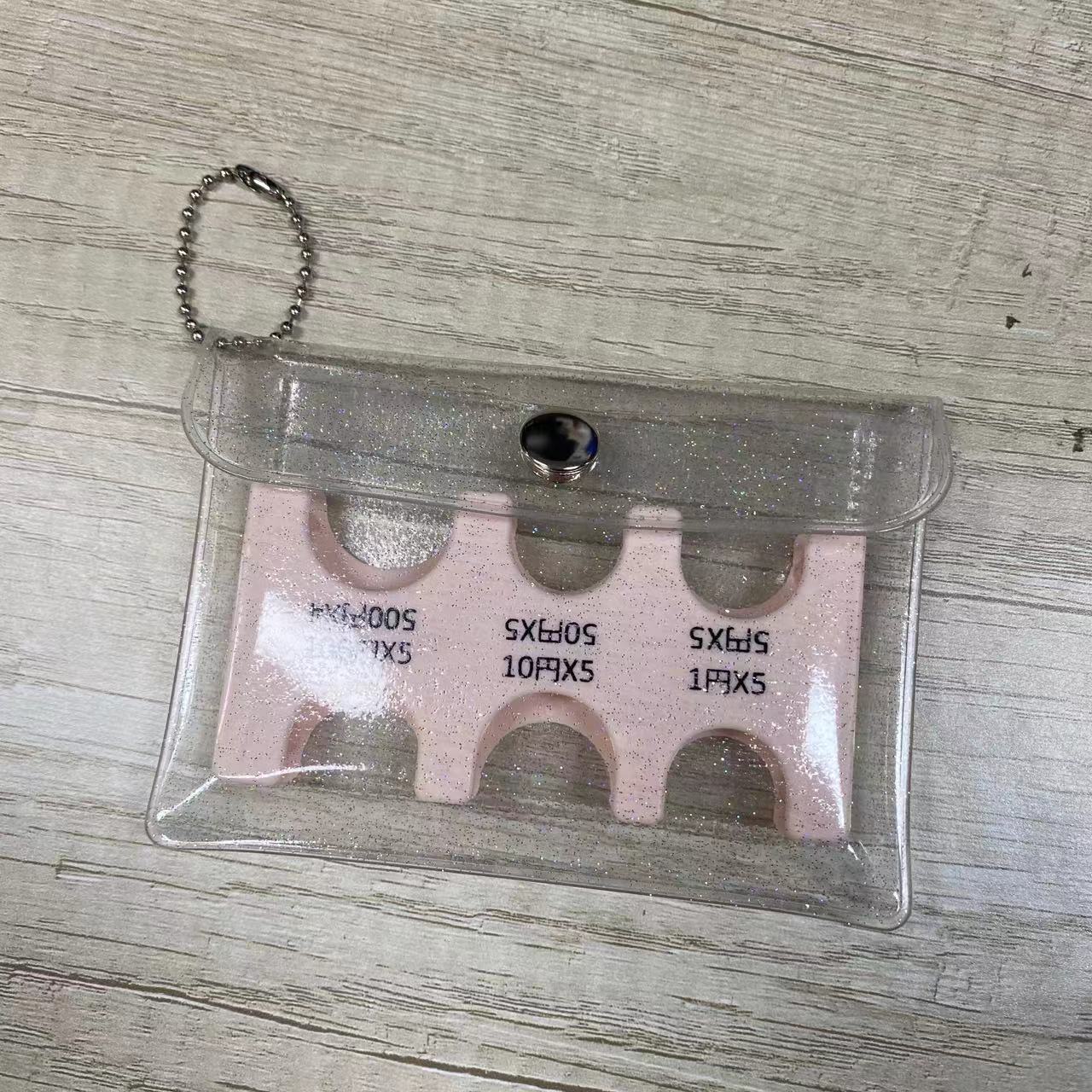 Clip de moneda promocional spot al por mayor monedero de PVC bolso de almacenamiento de coche para hombre billetera de moneda creativa de gran capacidad para mujer