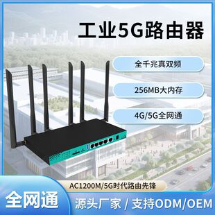 Customized Industrial Dual-Core 5g Card Router Full Gigabit Dual-Band Smart 256g Memory Wireless Router Manufacturer