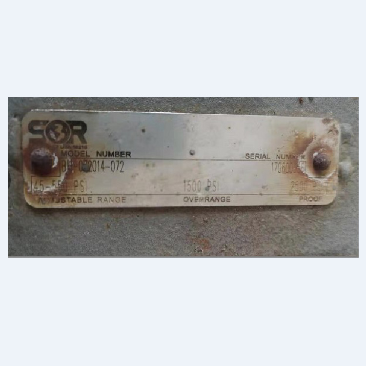 供应美国SOR索尔压力开关 压差开关54NN-K118-M4-C2A