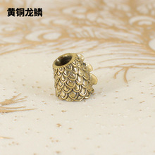 黄铜龙鳞刀坠edc户外饰品配件edc金属工艺品吊坠坠子装饰出门撒欢