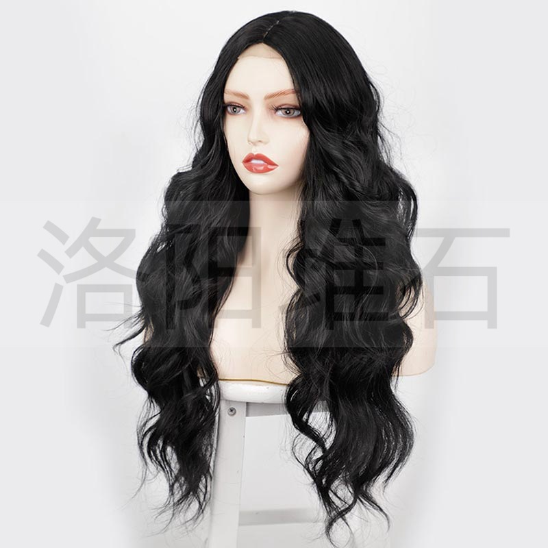 European And American Ladies Wigs Small Lace Long Curly Hair Big Waves Wigs display picture 6