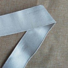 福建泉州厂家供应2.5CM3.5CM涤纶有光丝童裤弹力织带 白色松紧带