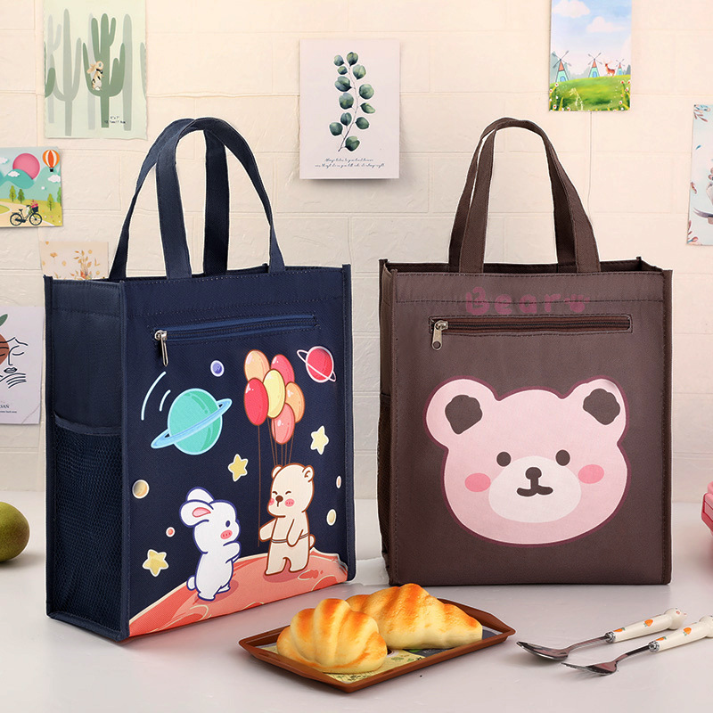 Pupil Bag Heat Preservation Bag Lunch Box Bag Large Waterproof Handbag for Boys and Girls Lunch Lunch Bag Tuilis Bag