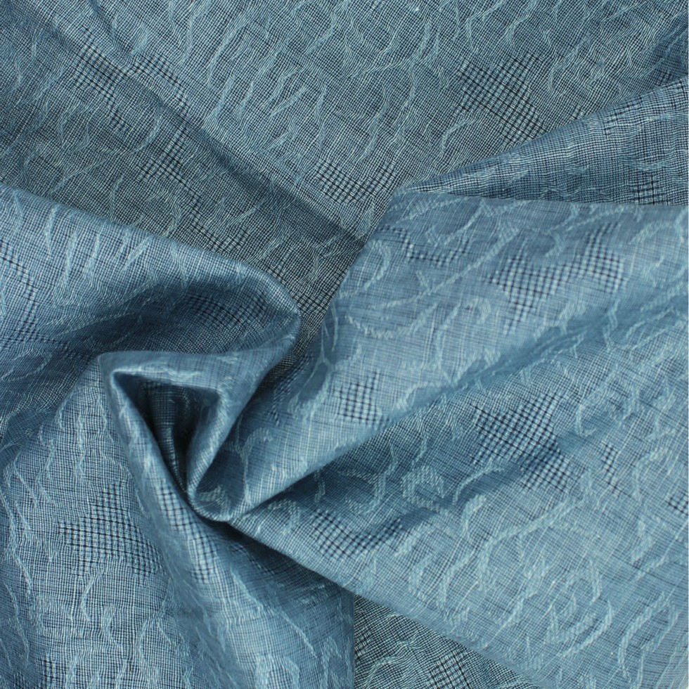 M-16提花面料涤棉  棉麻混纺休闲时装提花面料 提花棉麻面料批发