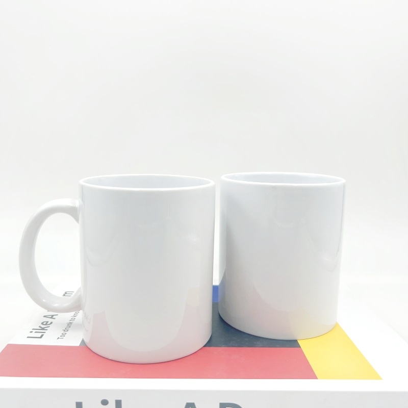 Taza de agua de 11oz Taza de cerámica recubierta con logotipo personalizado Taza de café publicitaria evento minimalista Regalo publicitario