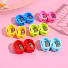 跨境马卡龙色卷笔刀椭圆形糖果削笔刀迷你儿童便携削笔器工厂直供