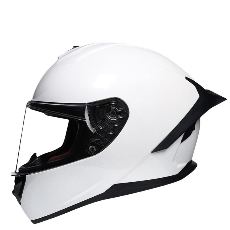 Casco de motocicleta Orz para hombres y mujeres, casco integral de verano con gran alerón trasero para todas las estaciones, certificado por DOT, transfronterizo.