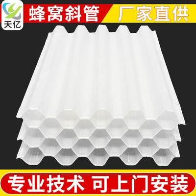 【支持定制】斜管填料PP六角蜂窝斜管沉淀池乙丙共聚斜管填料批发|ms