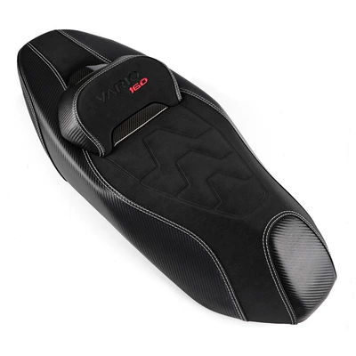Suitable for Honda Vario160 Modified Motorcycle Seat Cushion Pu Leather Waterproof Anti-Slip Mat Click160 Seat Cover (Motorcycle cushion) - vario160-embroideryseat-bag