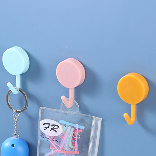 Hooks without punching holes, traceless Nordic style creative kitchen door, bathroom traceless hooks, strong adhesive for clothes