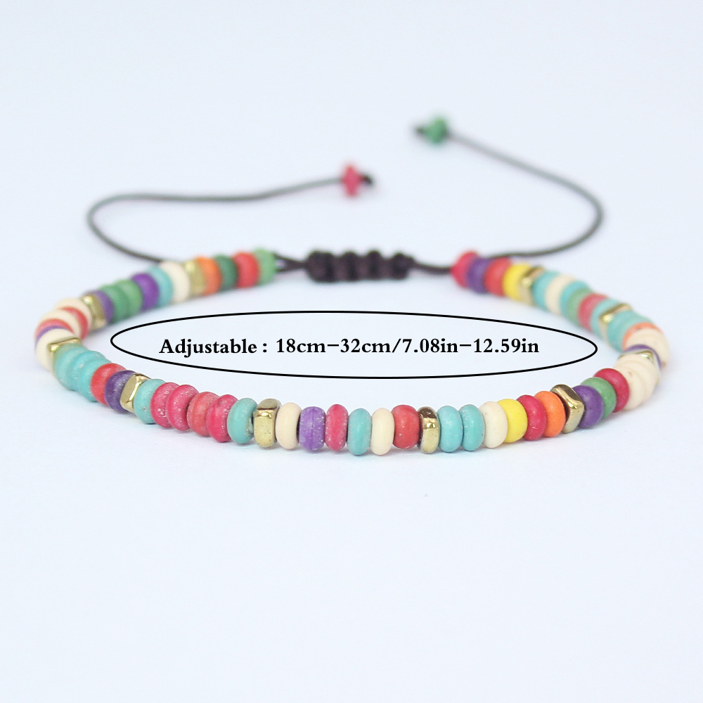 Natural Stone Emperor Stone Casual Irregular Beaded Printing Bracelets display picture 3