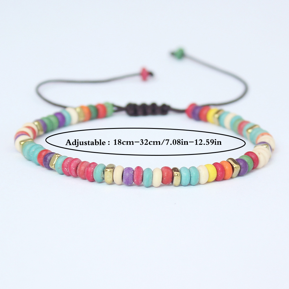 Natural Stone Chain Material Natural Stone Emperor Stone Casual Irregular Beaded Printing Bracelets