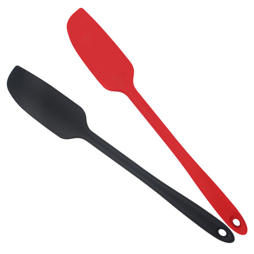 Kitchen baking tools silicone long spatula one-piece jam cake spreader cream butter mixing spatula
