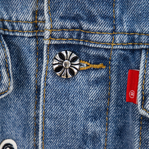 GMABCD Unisex Cross-Detail Denim Jacket – Relaxed Graphic Streetwear Outerwear - detail 16