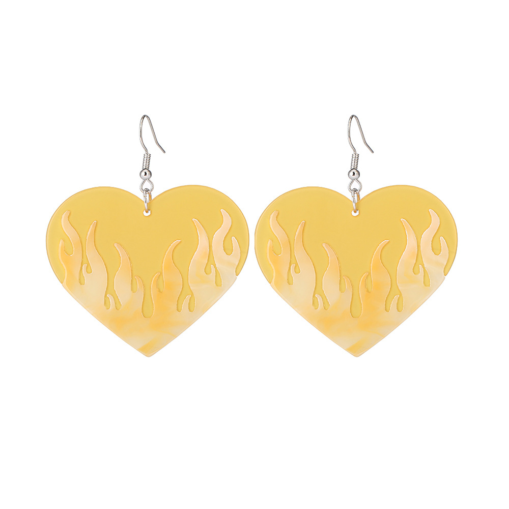 Heart No Inlaid Earrings display picture 31