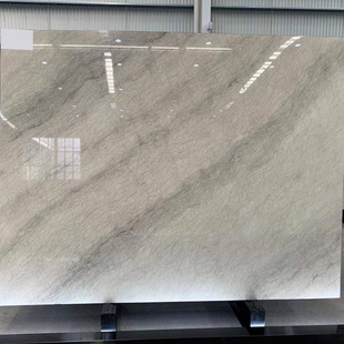 Malay Silver Gray Natural Marble Board Whole House Background Wall Wainscot House Hotel Stone Decoration