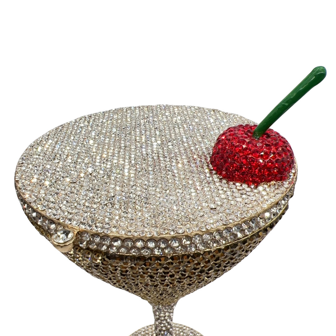 Bolsa de cena con diamantes de tazas de Martini Chelizi, tazas de vino de bar transfronterizas, bolsas de diamantes para mujeres.
