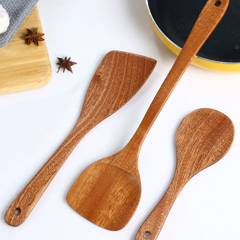 Wooden shovel sandalwood, spoon from natural wood, set