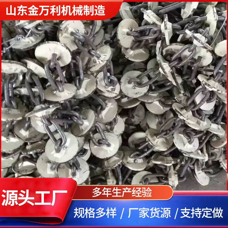 Производство на заказ высокотемпературных скребков из PTFE и нейлона, полный комплект дисков для цепных конвейеров трубчатого типа.