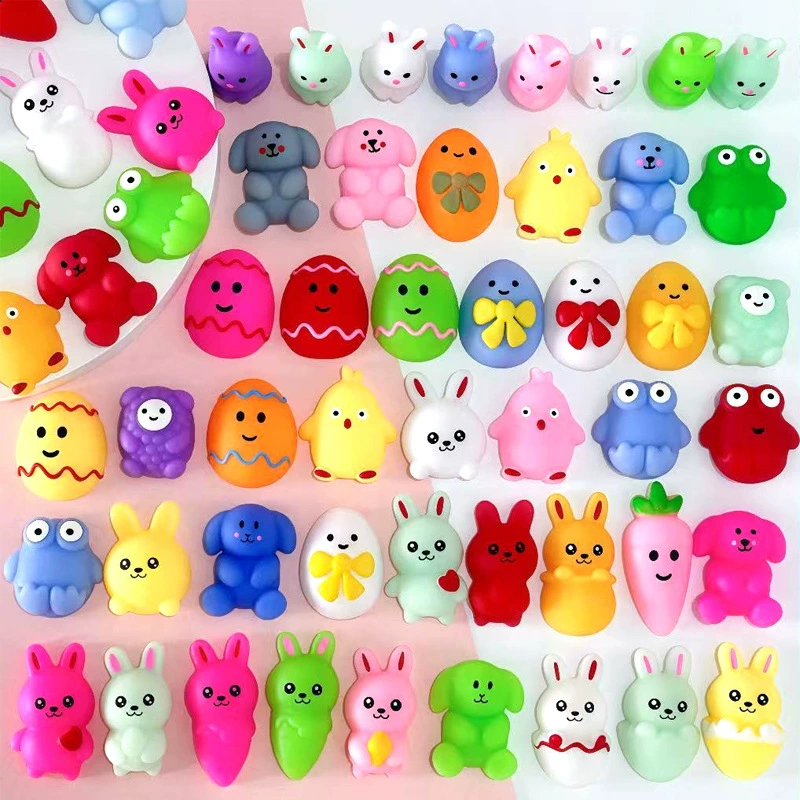 Слизь, раскрашенная кролик, игрушка, Amazon, антистресс