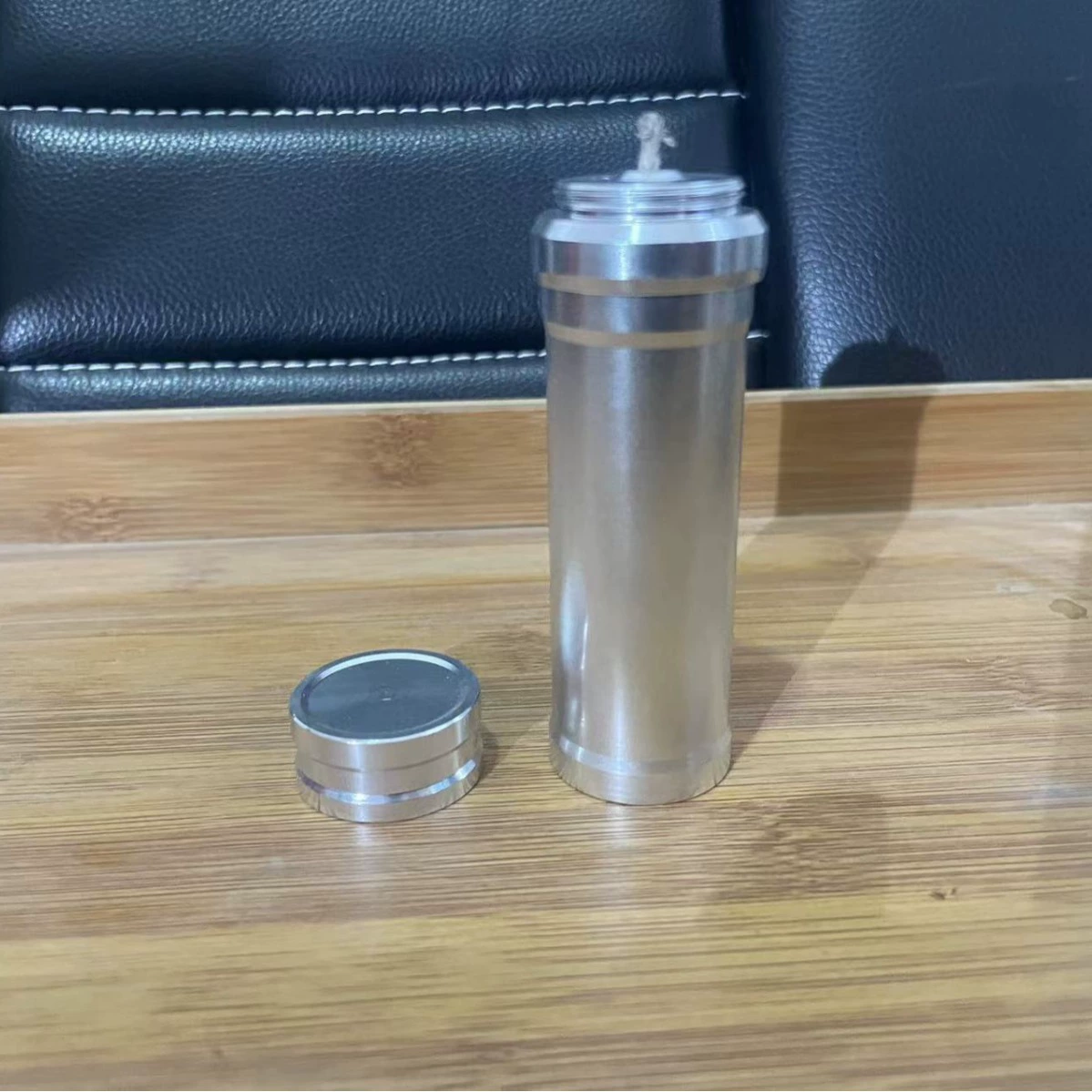 Открытый металлический спирт лампа серебряный 30ML