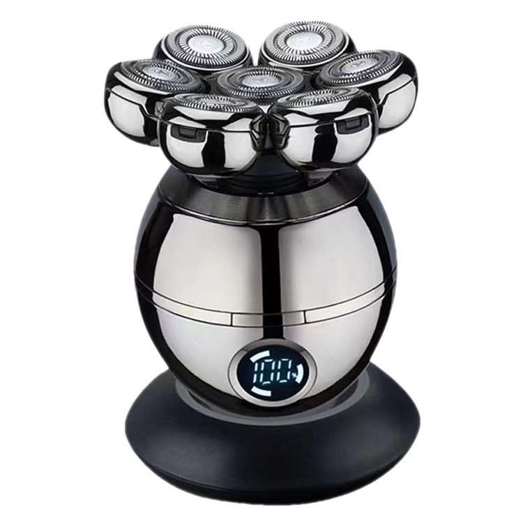 7 cortador de cabeza Afeitadora eléctrica recargable maquinilla de afeitar de los hombres profesional cortadora de pelo multifuncional máquina de afeitar