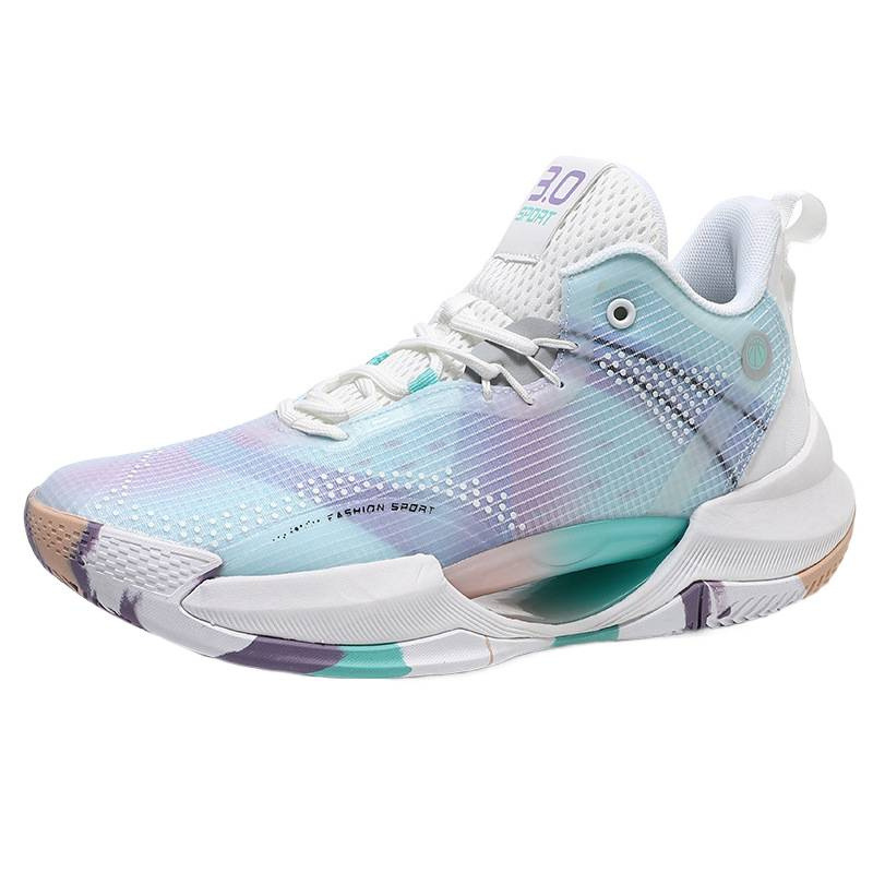 Fricción sonora juvenil luz nocturna zapatos de baloncesto para hombres 2025 primavera nuevo desgaste antideslizante zapatillas deportivas parejas